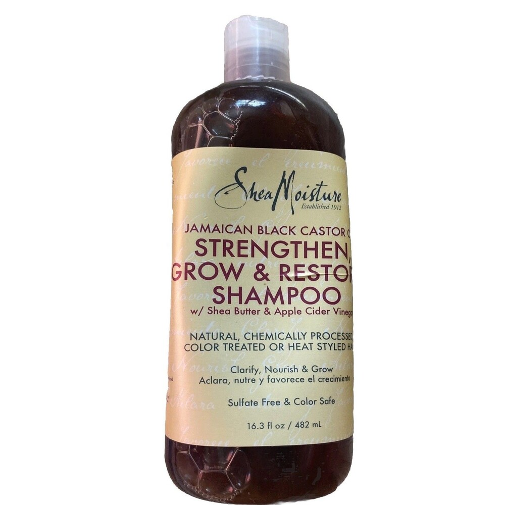 SheaMoisture Jamaican Black Castor Oil Shampoo 16.3 Ounce New
